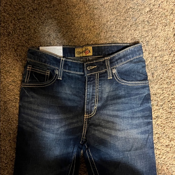 Wrangler Boy’s Straight Jeans - Dark Blue - Picture 4 of 7